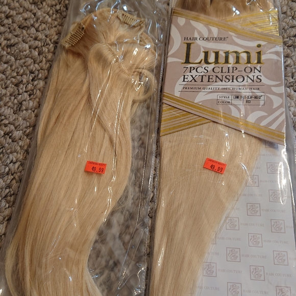 Lumi TOTAL 14 Pcs clip-on Hair Extensions (2 pack) - Picture 2 of 4